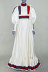 Women's Gucci 2022 Runway White Victorian Silk Duchesse Gown