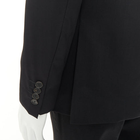 Men's Givenchy Black Wool Pant Suit