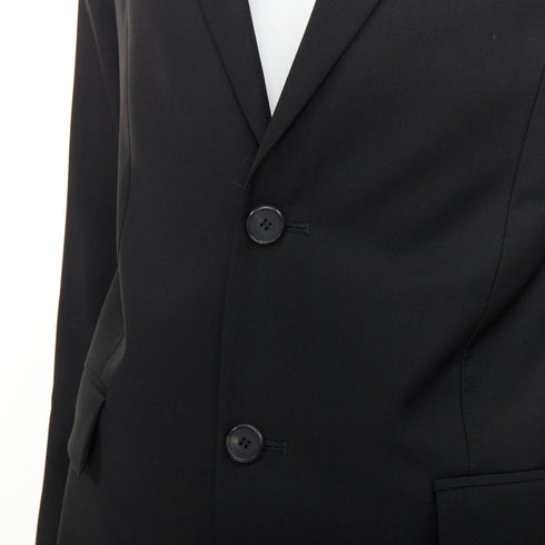 Men's Givenchy Black Wool Pant Suit