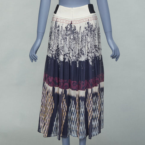 Women's Etro 2016 Multicolored Silk Wrap Skirt