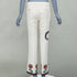 Women's Gucci 2015 Runway Beige Snake Embroidered Trousers