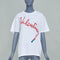 Women's Valentino 2017 Lipstick Graphic Print Tshirt