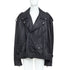 Men's Balenciaga 2024 Black Leather Moto Biker Jacket