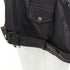 Men's Balenciaga 2024 Black Leather Moto Biker Jacket