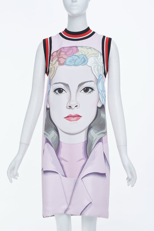 Women's Prada 2014 Runway Jeanne Detallante Portrait Dress