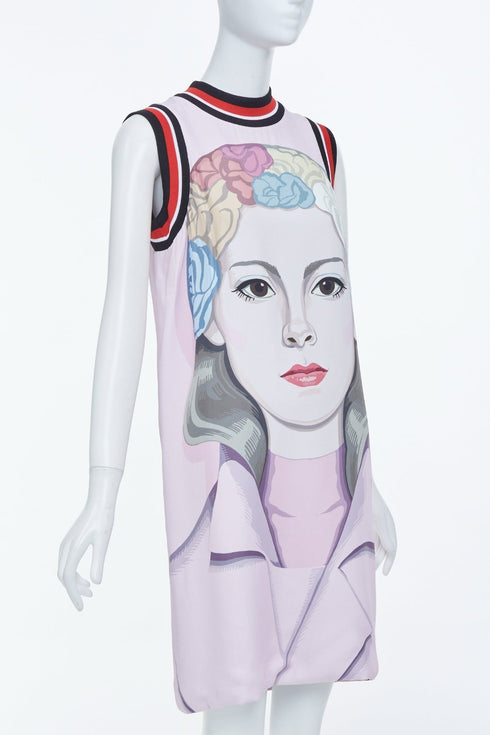 Women's Prada 2014 Runway Jeanne Detallante Portrait Dress