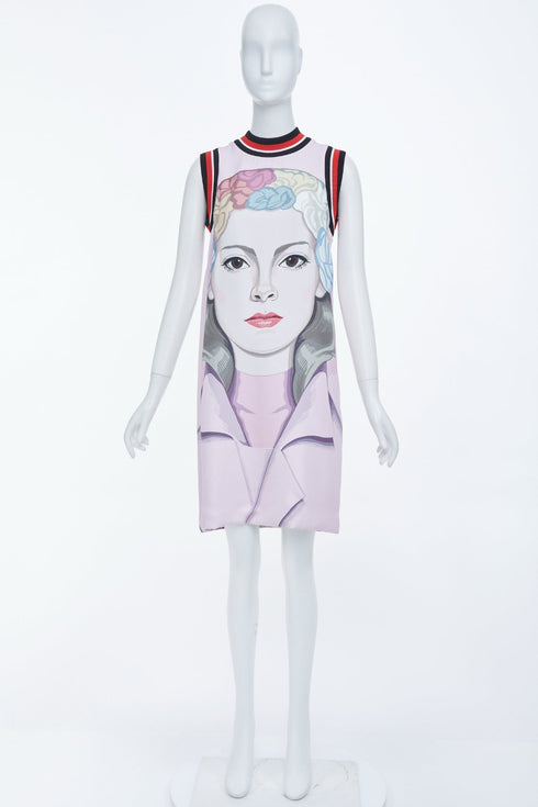 Women's Prada 2014 Runway Jeanne Detallante Portrait Dress