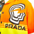 Men's Prada 2020 Double Match Orange Cassette Shirt