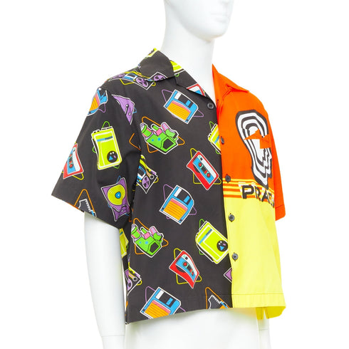 Men's Prada 2020 Double Match Orange Cassette Shirt
