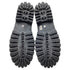 Women's Balenciaga Strike Combat Boots in Black Cotton