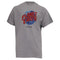 Men's Balenciaga Planet Earth Distressed T-Shirt inn Grey Cotton
