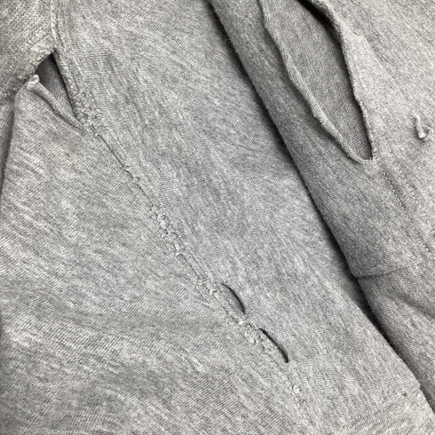 Men's Balenciaga Planet Earth Distressed T-Shirt inn Grey Cotton