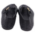 Women's Chanel CC Cap-Toe Quilted Mary Jane Ballet Flats in Black Leather