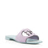 Women's Gucci Suede Interlocking G Cutout Slide Sandals - Size 7 / 37