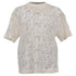Women's Chloé Logo Lace Patterned Blouse in Ivory Cotton