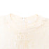 Women's Chloé Logo Lace Patterned Blouse in Ivory Cotton