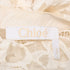 Women's Chloé Logo Lace Patterned Blouse in Ivory Cotton