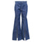 Women's Chloé High-Rise Flared Jeans in Blue Cotton