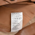 Women's Nanushka Mitsu High-Rise Pleated Trousers in Brown Faux Leather
