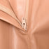 Women's Nanushka Mitsu High-Rise Pleated Trousers in Brown Faux Leather