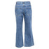 Women's A.P.C. High-Rise Flared Jeans in Blue Cotton