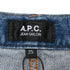 Women's A.P.C. High-Rise Flared Jeans in Blue Cotton