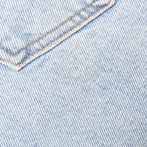 Women's Alexander Wang Raw-Hem Denim Shorts in Blue Cotton