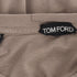 Men's Tom Ford Initials Embroidered Crewneck T-Shirt in Beige Lyocell