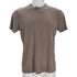 Men's Tom Ford Initials Embroidered Crewneck T-Shirt in Beige Lyocell