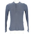 Men's Tom Ford Ribbed-Knit Long Sleeve T-Shirt in Blue Lyocell