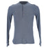 Men's Tom Ford Ribbed-Knit Long Sleeve T-Shirt in Blue Lyocell