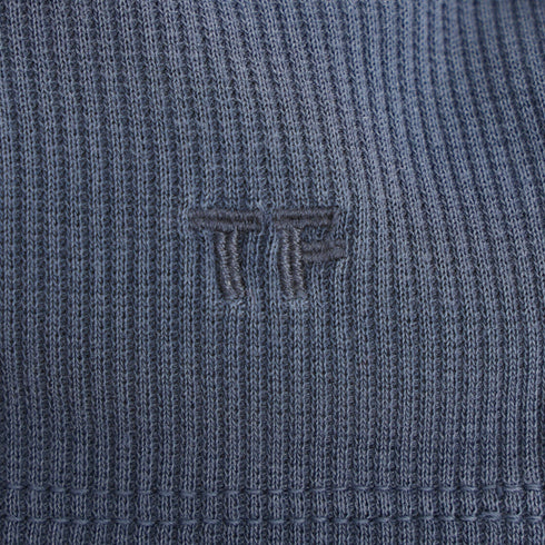 Men's Tom Ford Ribbed-Knit Long Sleeve T-Shirt in Blue Lyocell