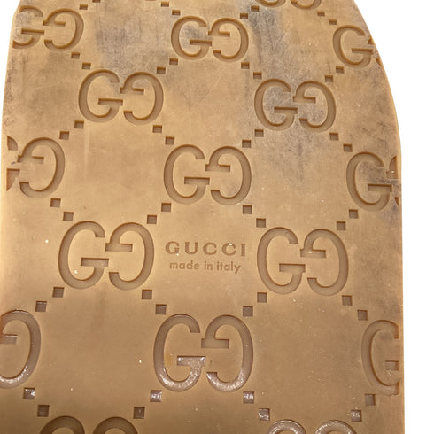 Women's Gucci Sol Horsebit Shearling Mules in Beige Suede