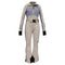 Women's Moncler Grenoble Belted Color-Block Ski Suit in White Polyester