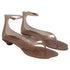 Women's Chloé Ankle Strap Thong Jelly Sandals in Brown Rubber