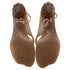 Women's Chloé Ankle Strap Thong Jelly Sandals in Brown Rubber