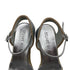 Women's Stuart Weitzman Mirela II Espadrille Wedge in Silver Leather