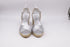 Women's Stuart Weitzman Mirela II Espadrille Wedge in Silver Leather