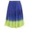Women's Moschino Tie-Dye Print Midi Skirt in Multicolor Cotton