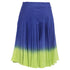 Women's Moschino Tie-Dye Print Midi Skirt in Multicolor Cotton