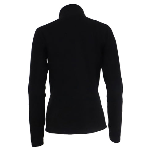 Women's The North Face Quarter Zip Pullover in Black Polyester