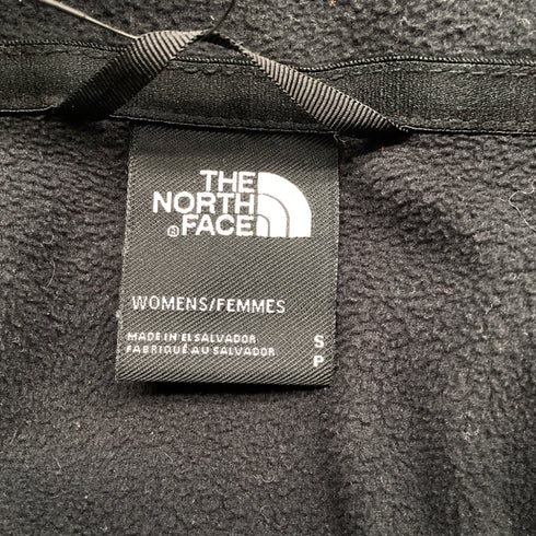 Women's The North Face Quarter Zip Pullover in Black Polyester