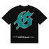 Godspeed T-shirts Speedboat Shark Print Cotton Crew Neck Short Sleeve Men and Women