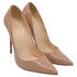 Women's Christian Louboutin So Kate 120 Pumps in Beige Patent Leather