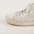 Women's White Leather Frontrow Sneakers