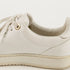 Women's White Leather Frontrow Sneakers