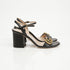 Women's Gg Marmont Leather Mid-heel Women's Sandals Black