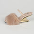 Women's First Mink High Heel Sandals Size