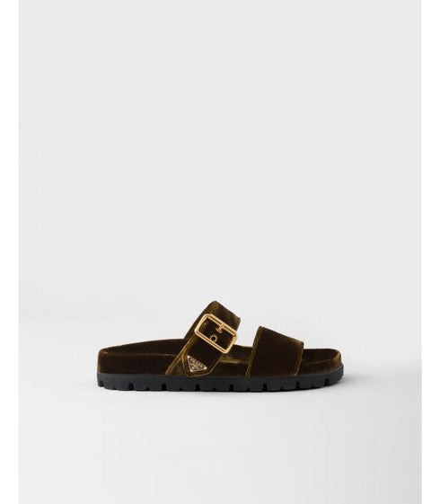 Women's Velvet Slide