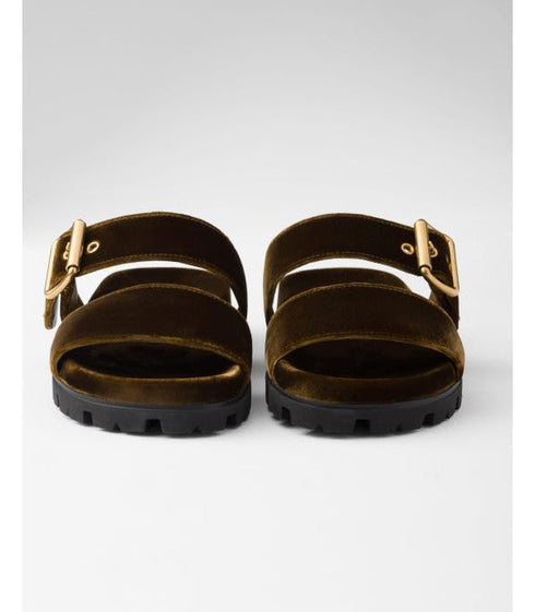 Women's Velvet Slide